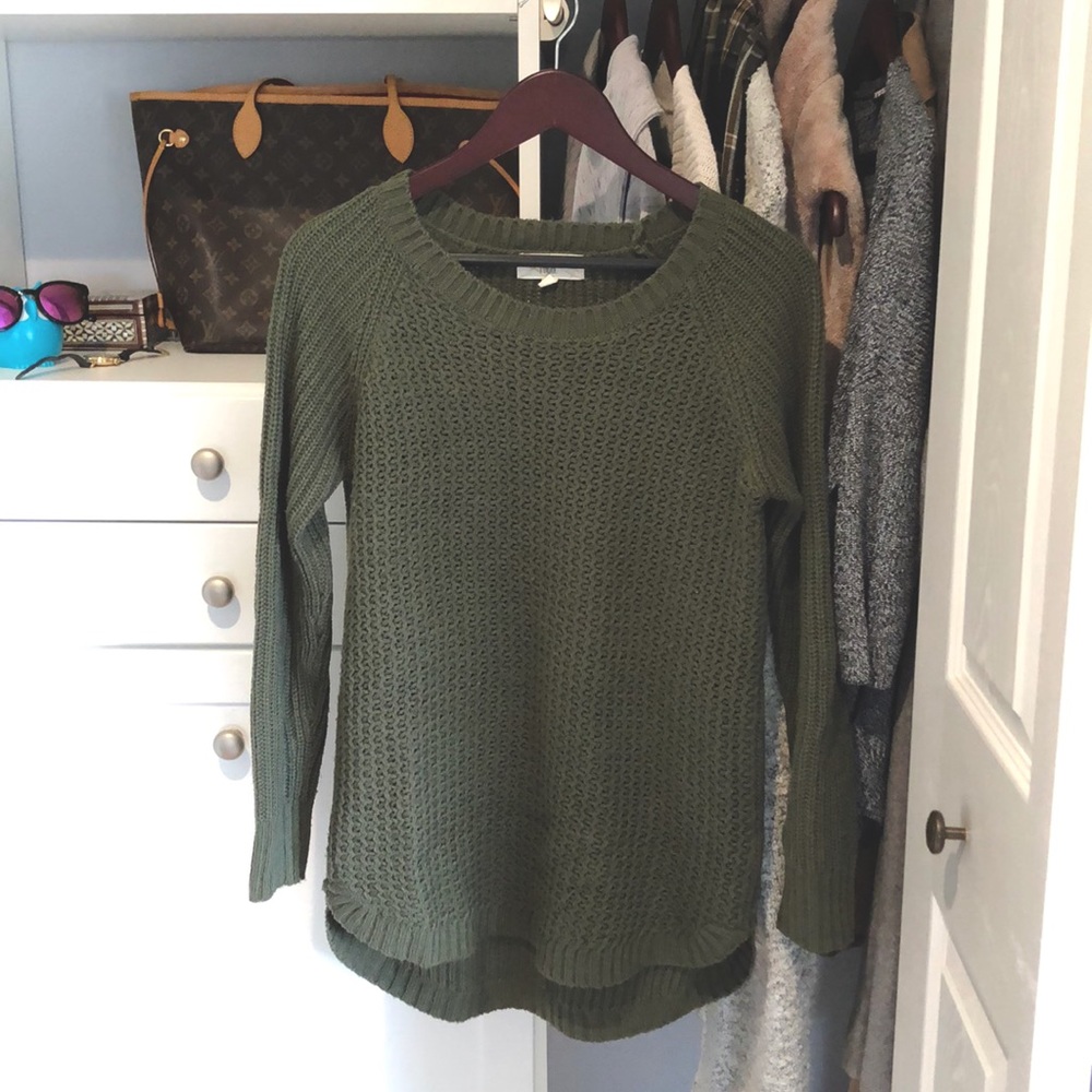 Cozy Green Sweater
